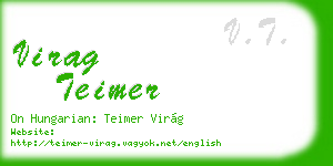 virag teimer business card